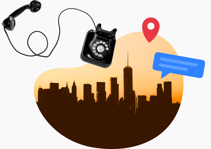 Illustration of live chat system