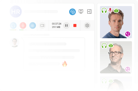 Illustration of voice meeting in Virola