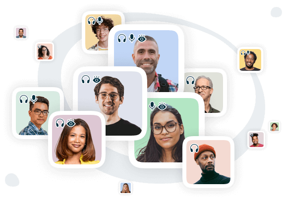 Illustration of the online meeting