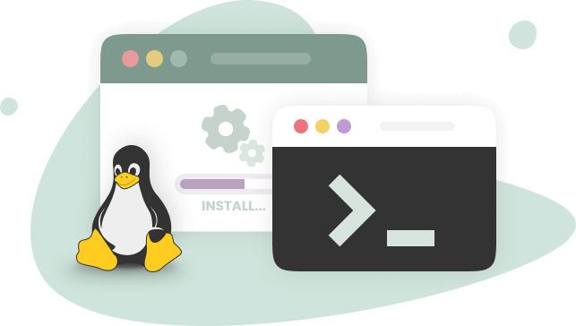 Illustration of the Linux command line