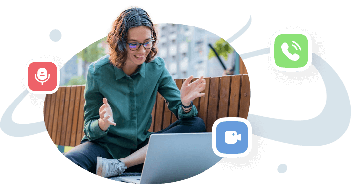Illustration of the online meeting
