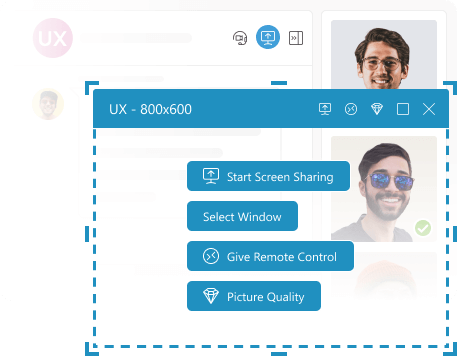 Illustration of remote support