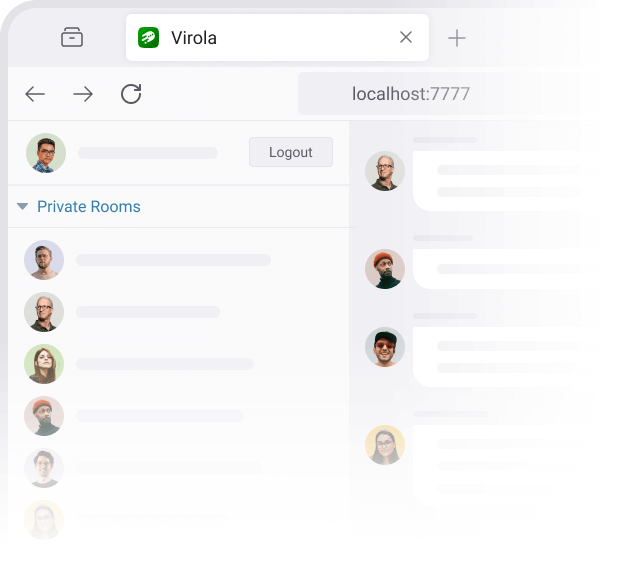 Virola Web Client illustration