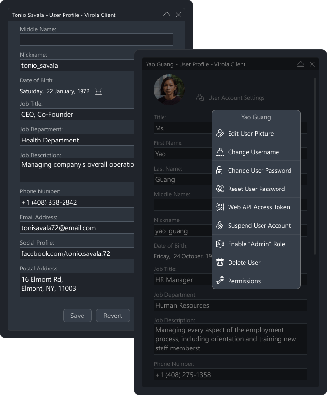 Stay connected with your team Permanent meeting rooms in Virola messenger
