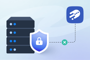 Illustration representing customer control of the Virola Server