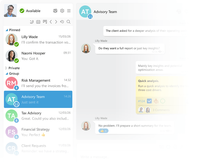 Illustration of secure messenger