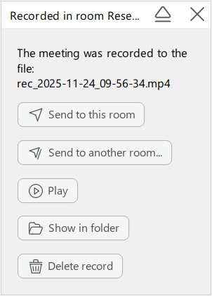 Virola recording sharing