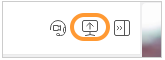 Screen sharing icon