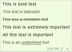 Styling in markdown