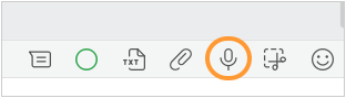 Voice message Voice message