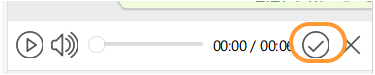 Voice message sending Voice message sending