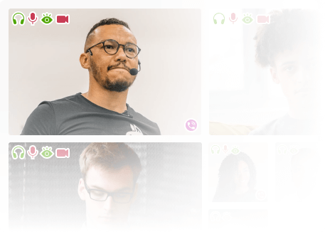 Illustration of live avatars