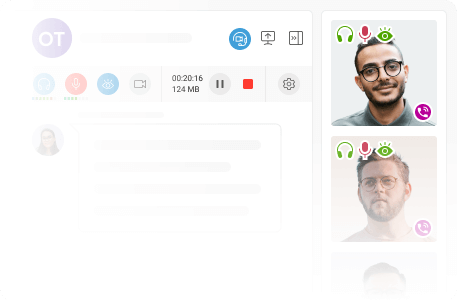 Illustration of voice meeting in Virola