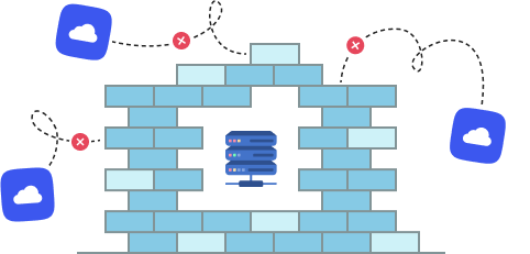 Illustration of firewall